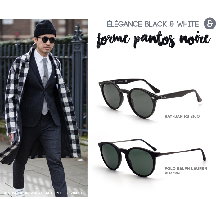 Fashion WK londres-lunettes pantos noire